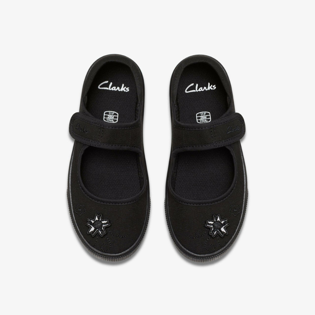 Clarks Trusted / Hopper Go Black Fabric