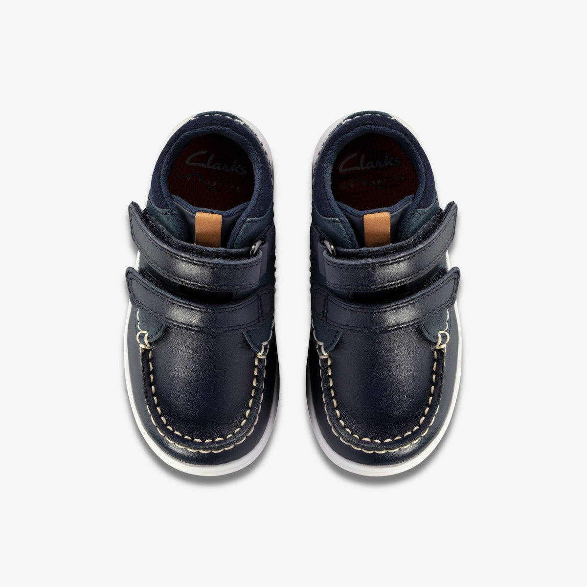 Clarks Top Pick / Crest Tuktu Toddler Navy Leather