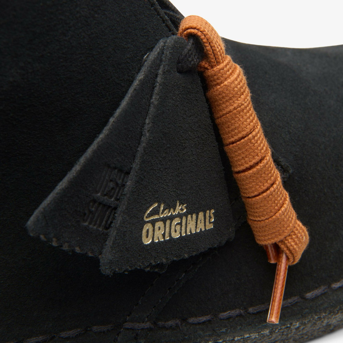 Clarks New / Desert Boot Black Suede