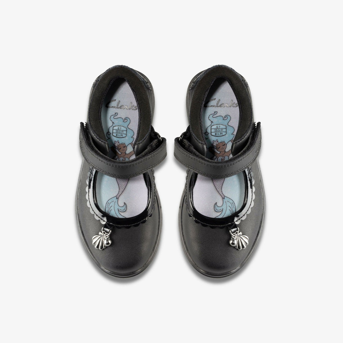 Clarks Deals / Sea Shimmer Toddler Black Leather