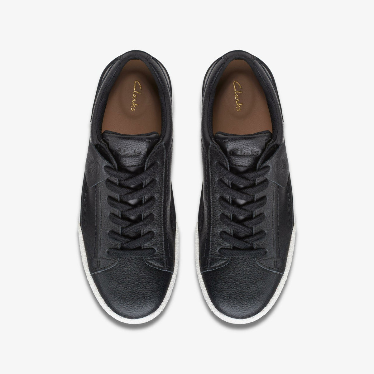Clarks Recommended / Craft Cup Walk Black Leather