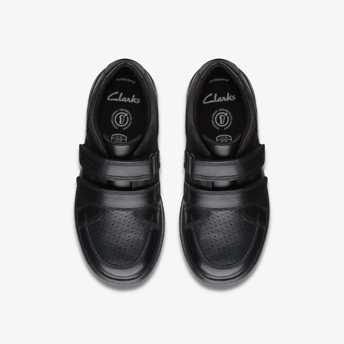 Clarks Customer Favorite / Fawn Strap Kid Black Leather
