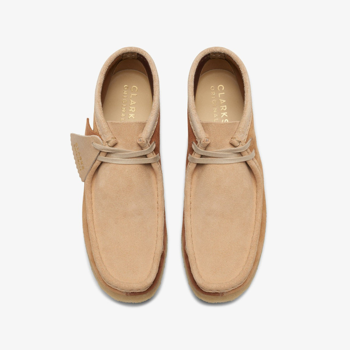 Clarks Featured / Wallabee Boot Tan Combination