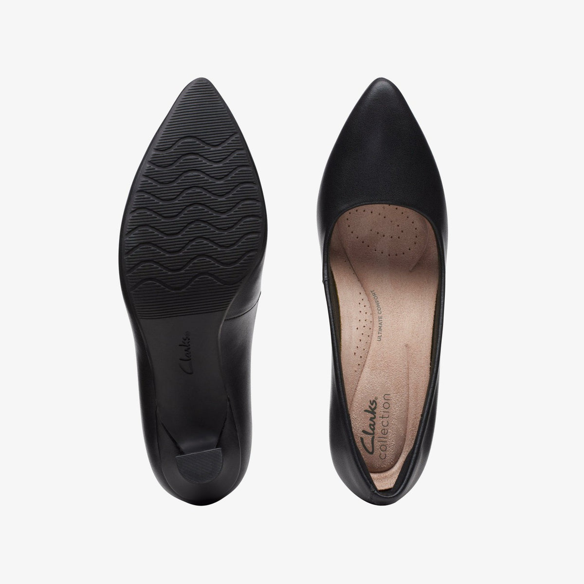 Clarks Quality / Kataleyna Gem Black Leather