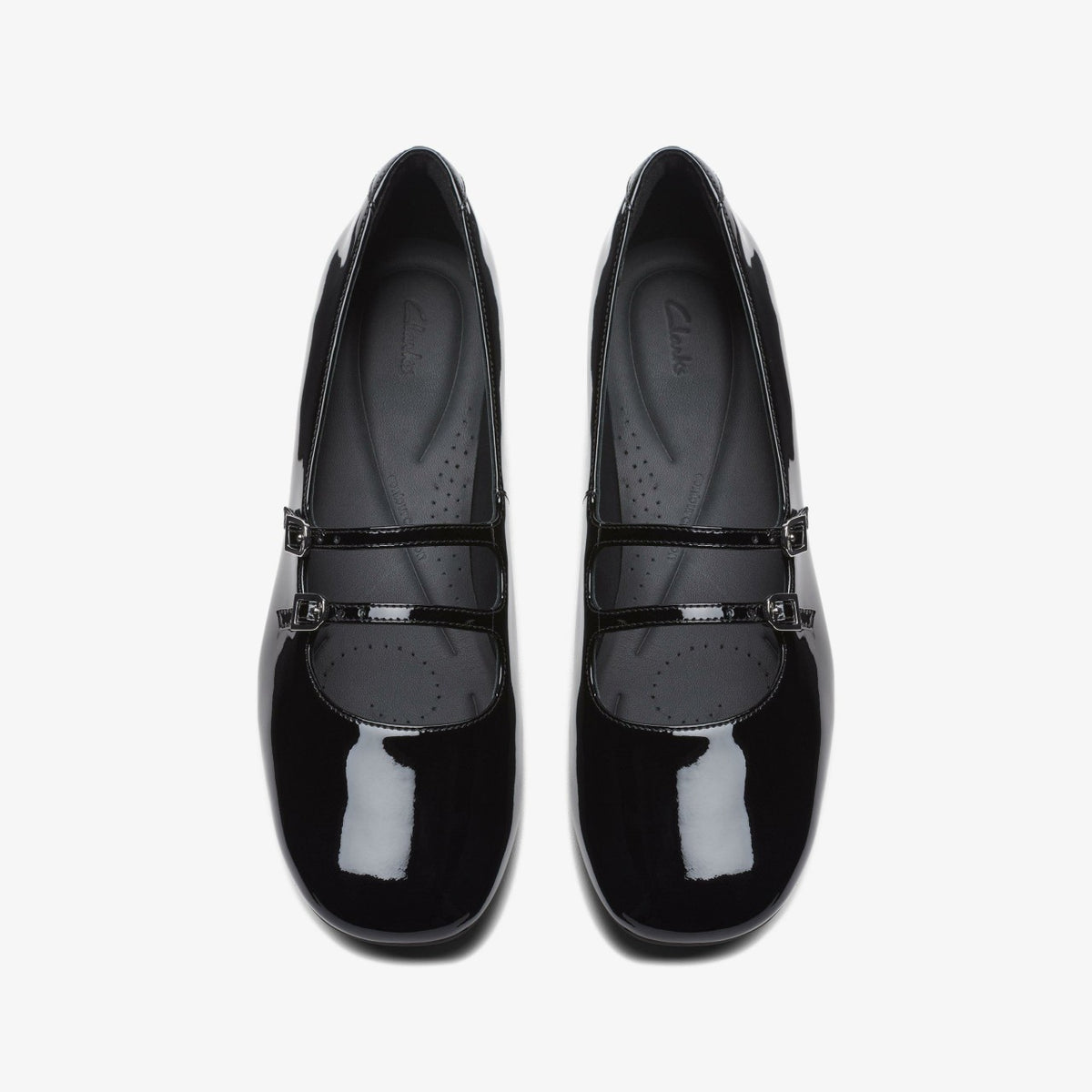 Clarks Top Pick / Daiss 30 Shine Black Patent