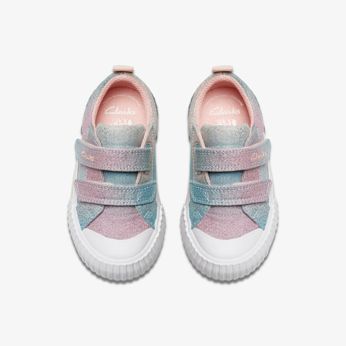 Clarks Best Price / Foxing Brill Toddler Pastel
