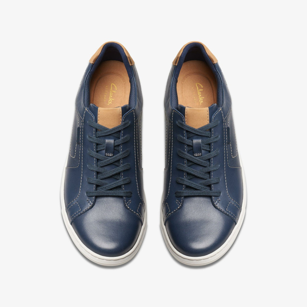 Clarks Featured / Mapstone Lace Navy Leather