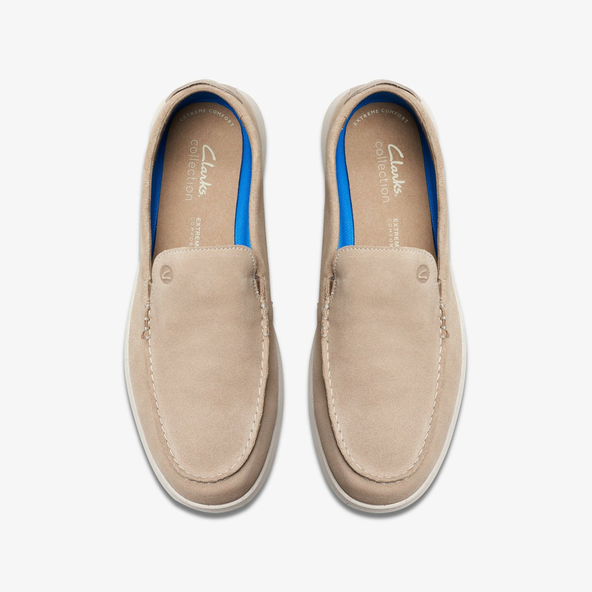 Clarks Trusted / Flexway Step Loafer Sand Suede