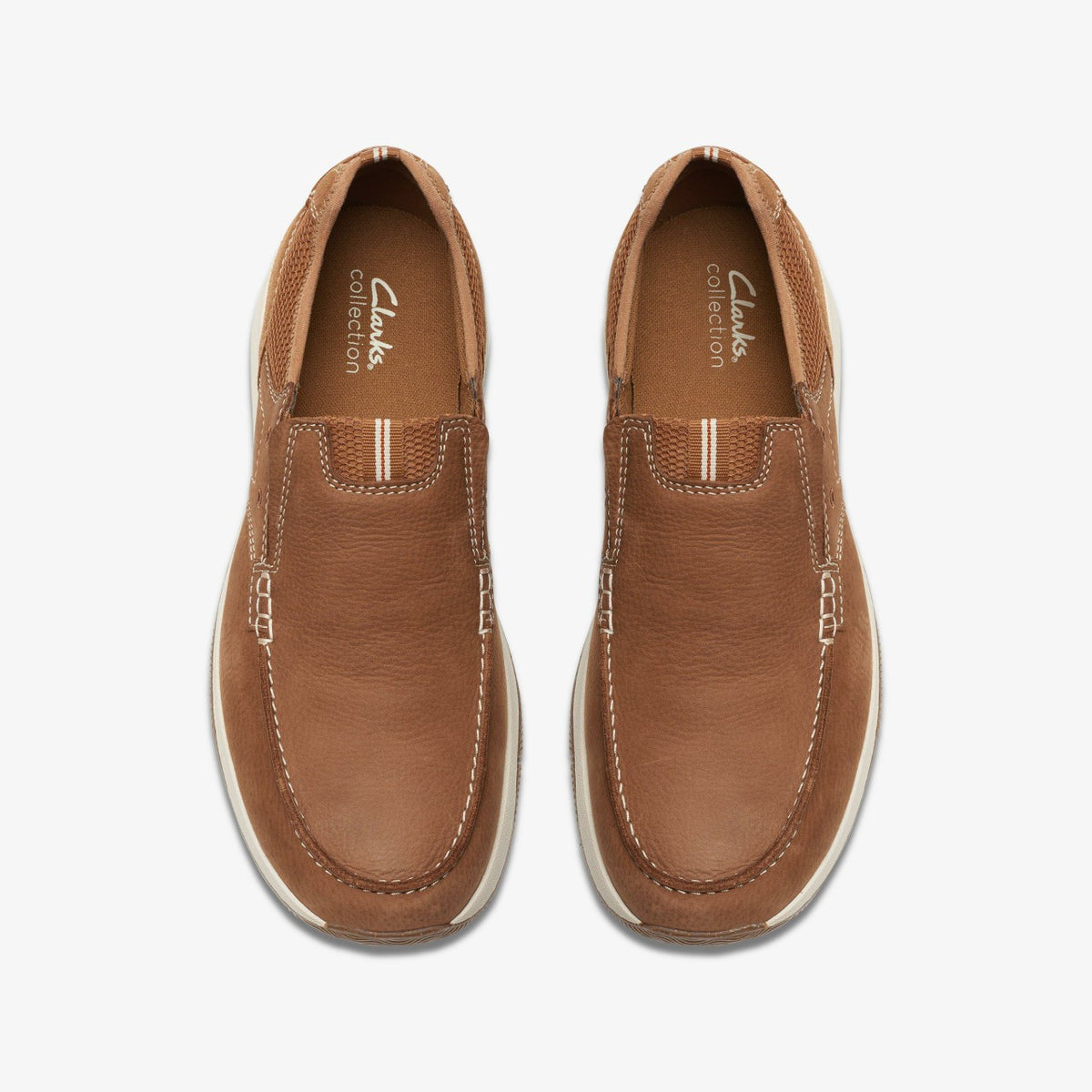 Clarks Smart Buy / Sailview Step Loafer Light Tan Nubuck