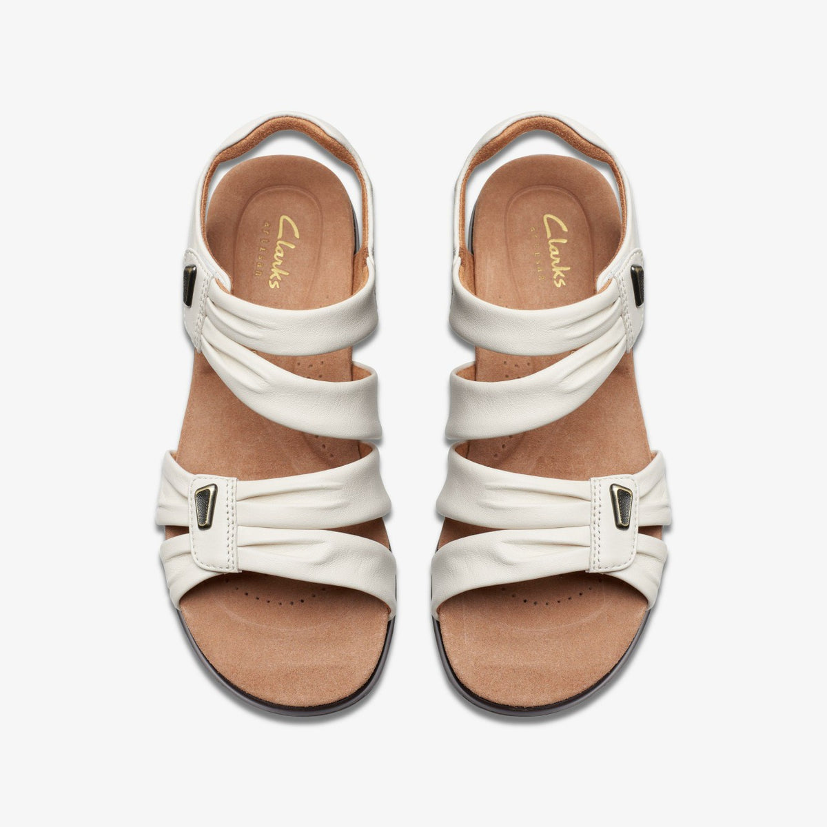 Clarks Best Seller / Kitly Ave Off White Leather