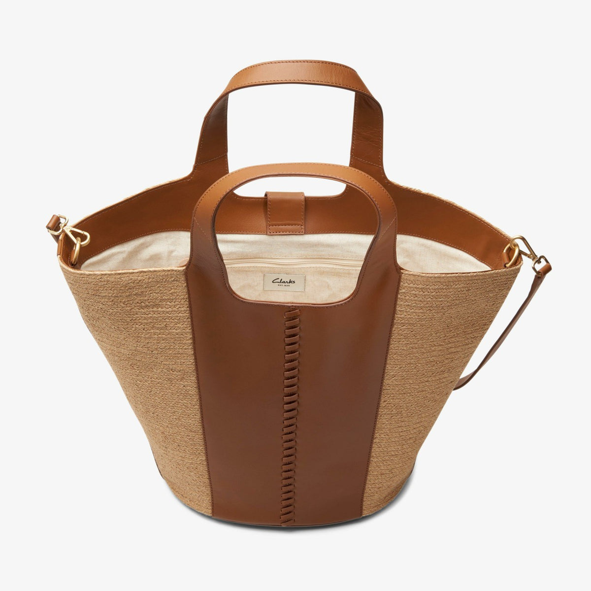 Clarks Smart Buy / Summery Large Tan Leather