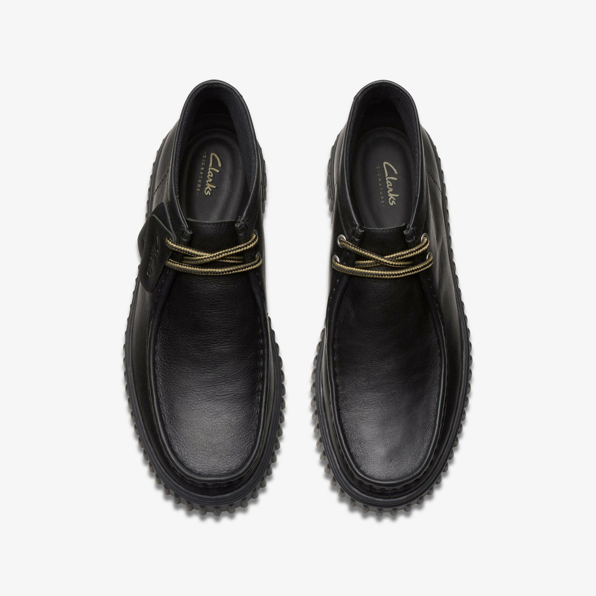 Clarks Trending / Torhill Hi Black Leather