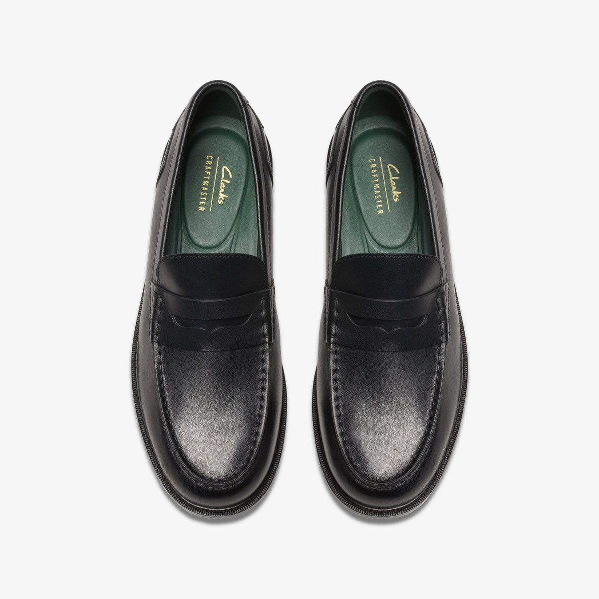 Clarks Deals / Craft James Lo Loafer Black Leather
