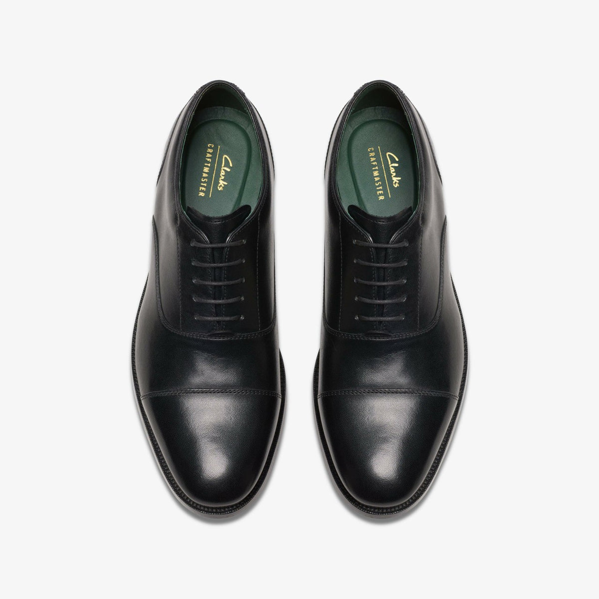 Clarks Smart Buy / Craft James Cap Black Leather