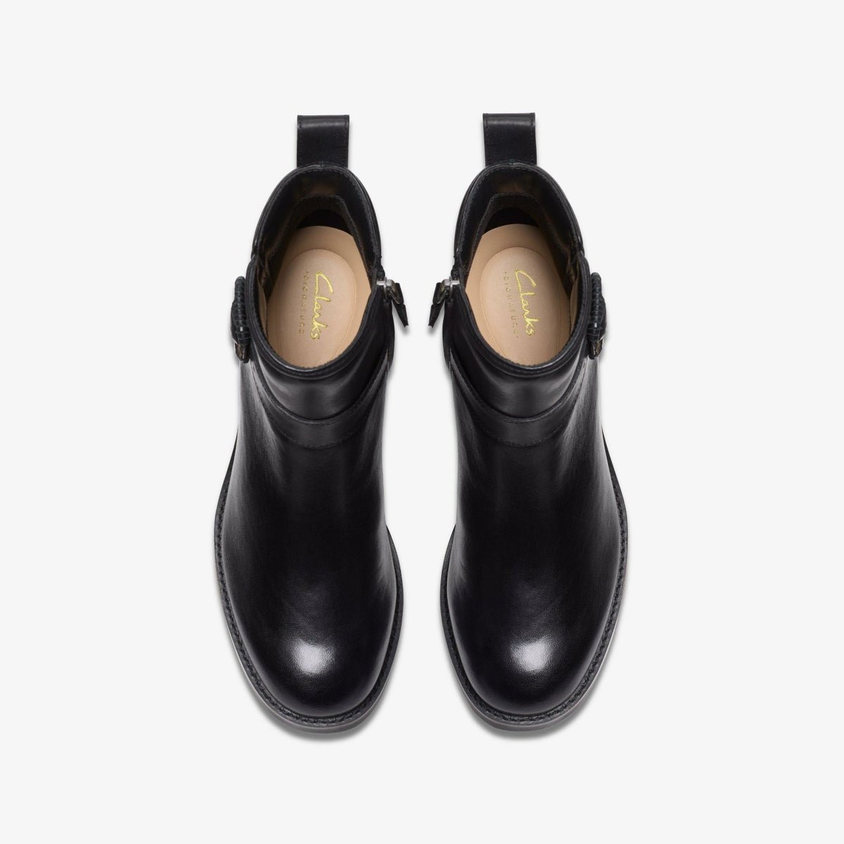 Clarks Everyday / Chamberly Trim Black Leather