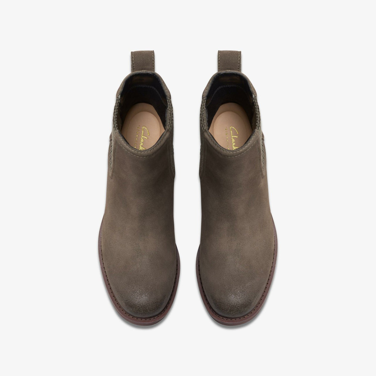 Clarks Latest / Chamberly Top Mole Grey Suede