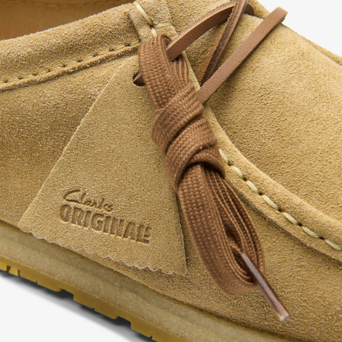 Clarks Signature / Godney Lace Dark Sand Suede