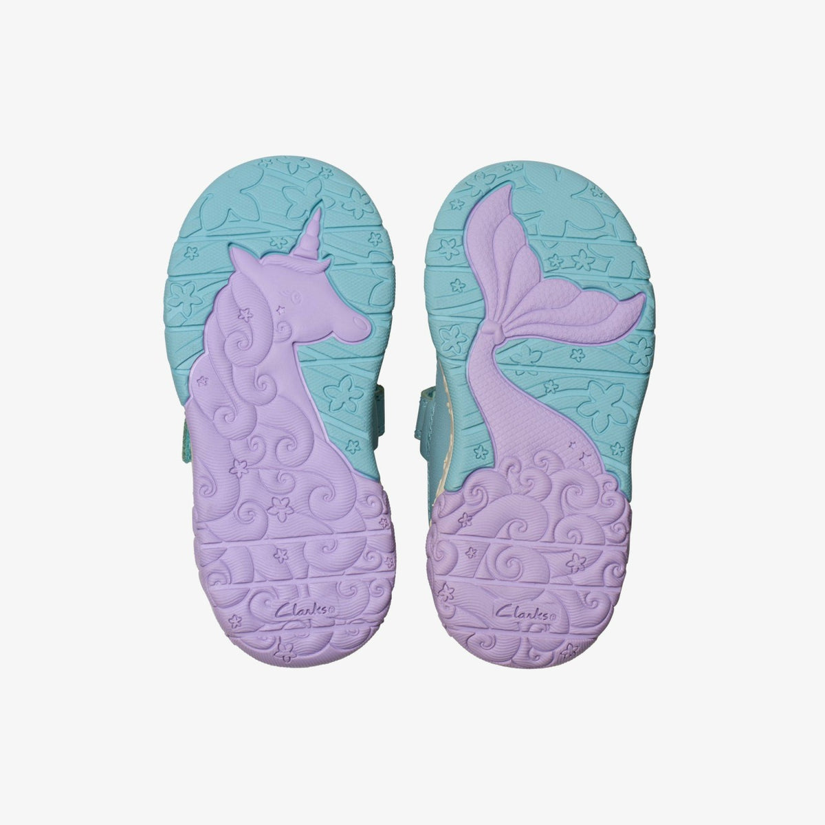 Clarks Value / Tidal Shell Toddler Light Blue Combination