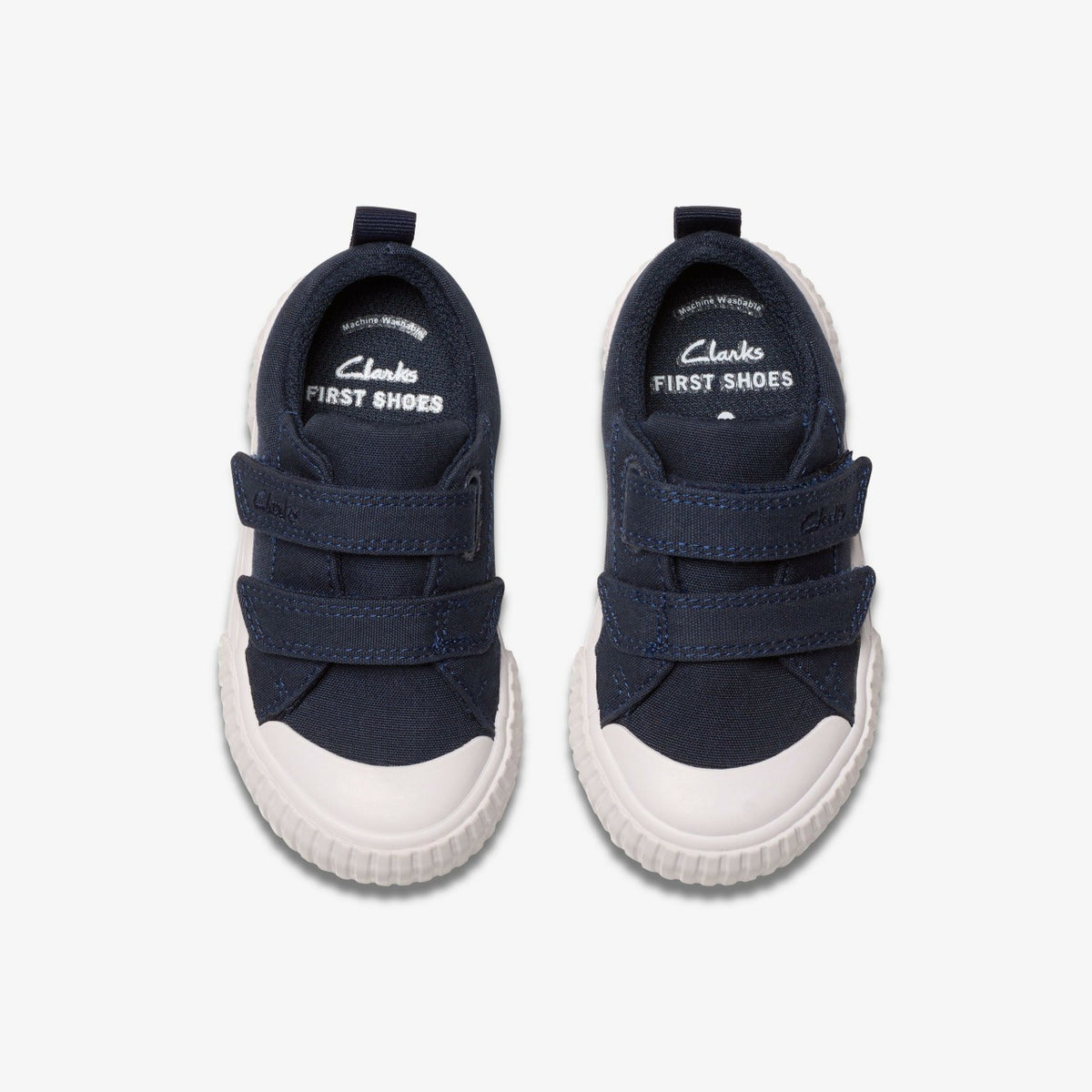 Clarks Great Value / Foxing Vibe Toddler Navy Canvas
