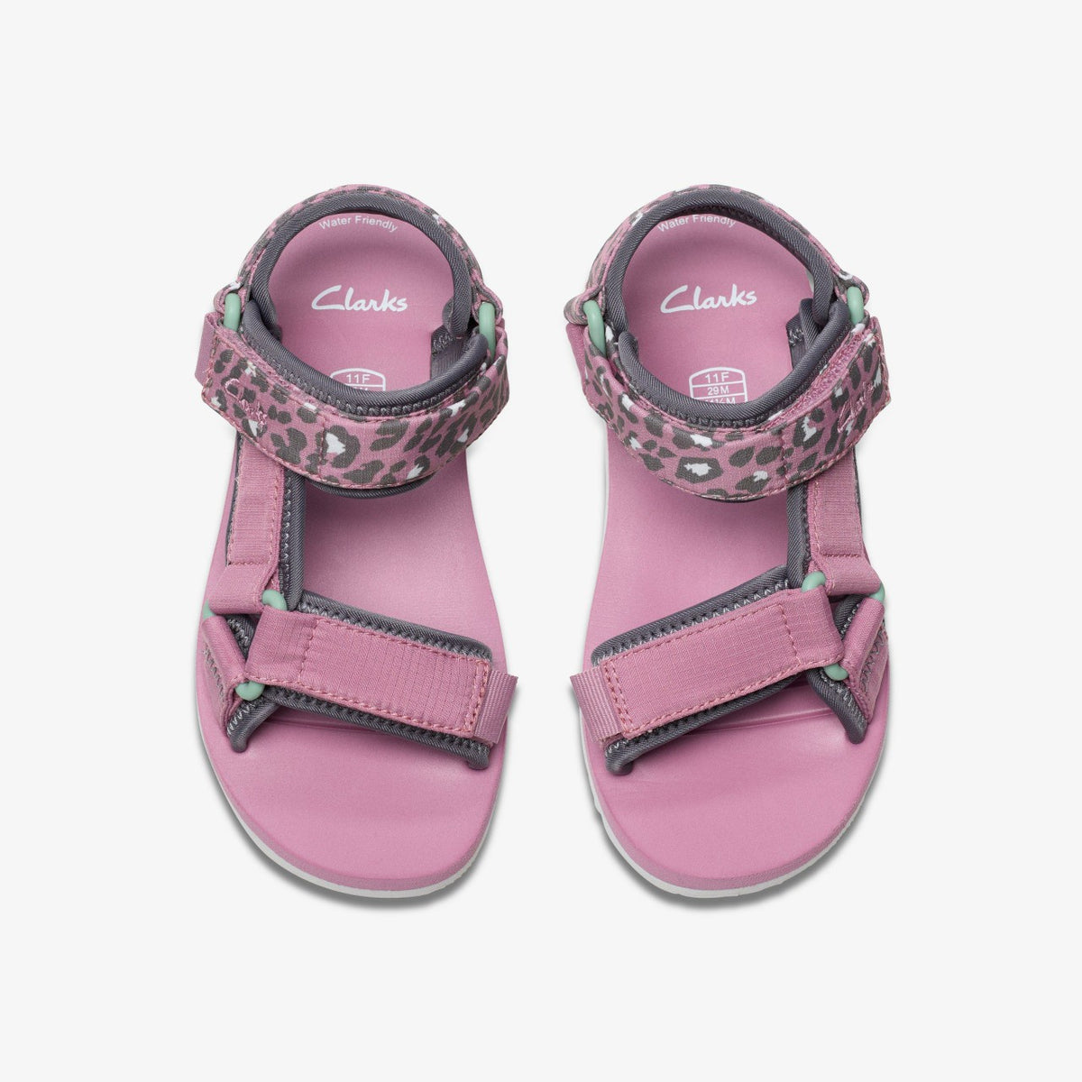 Clarks Best Price / Peak Web Kid Pink/Print
