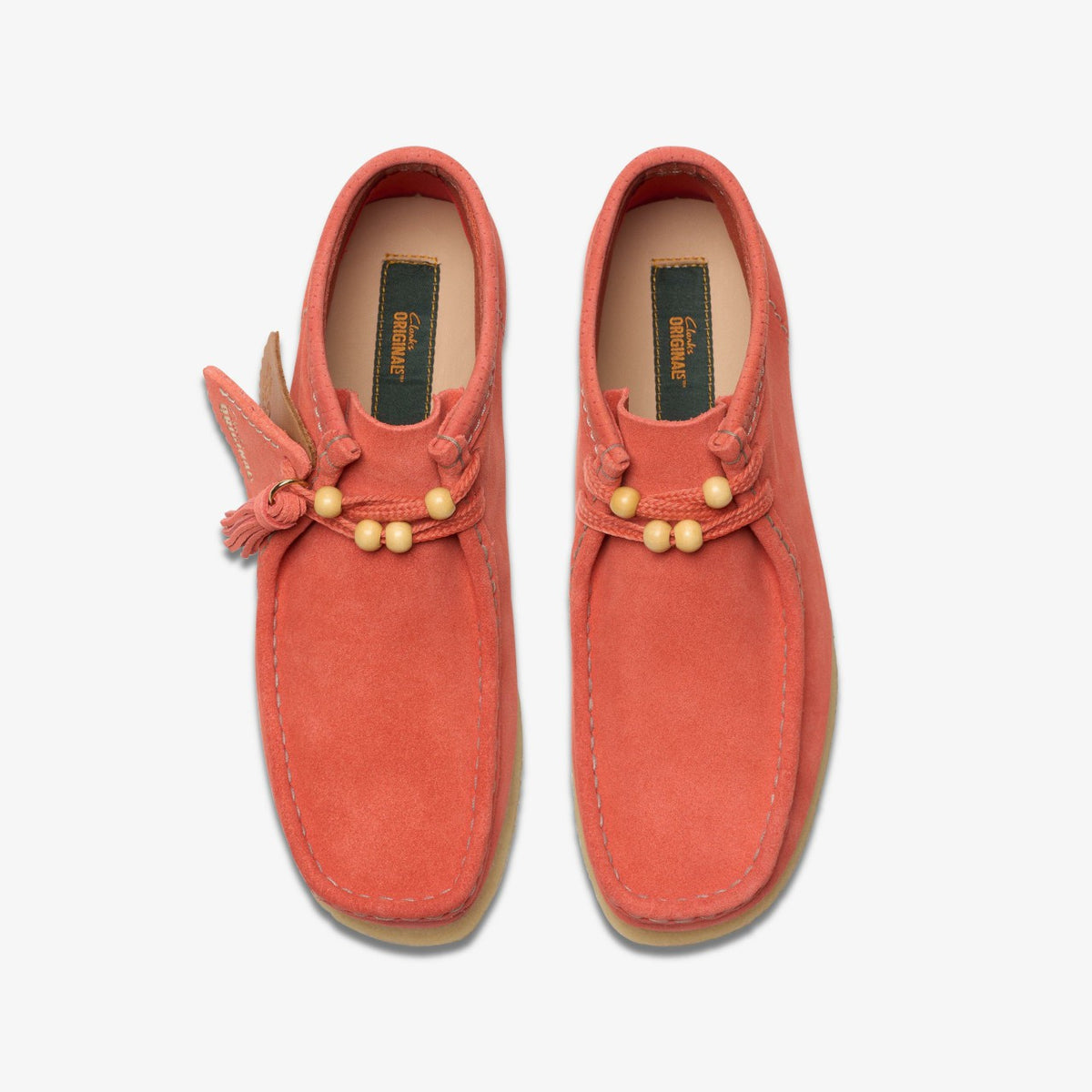 Clarks Smart Buy / Wallabee Boot Coral Suede