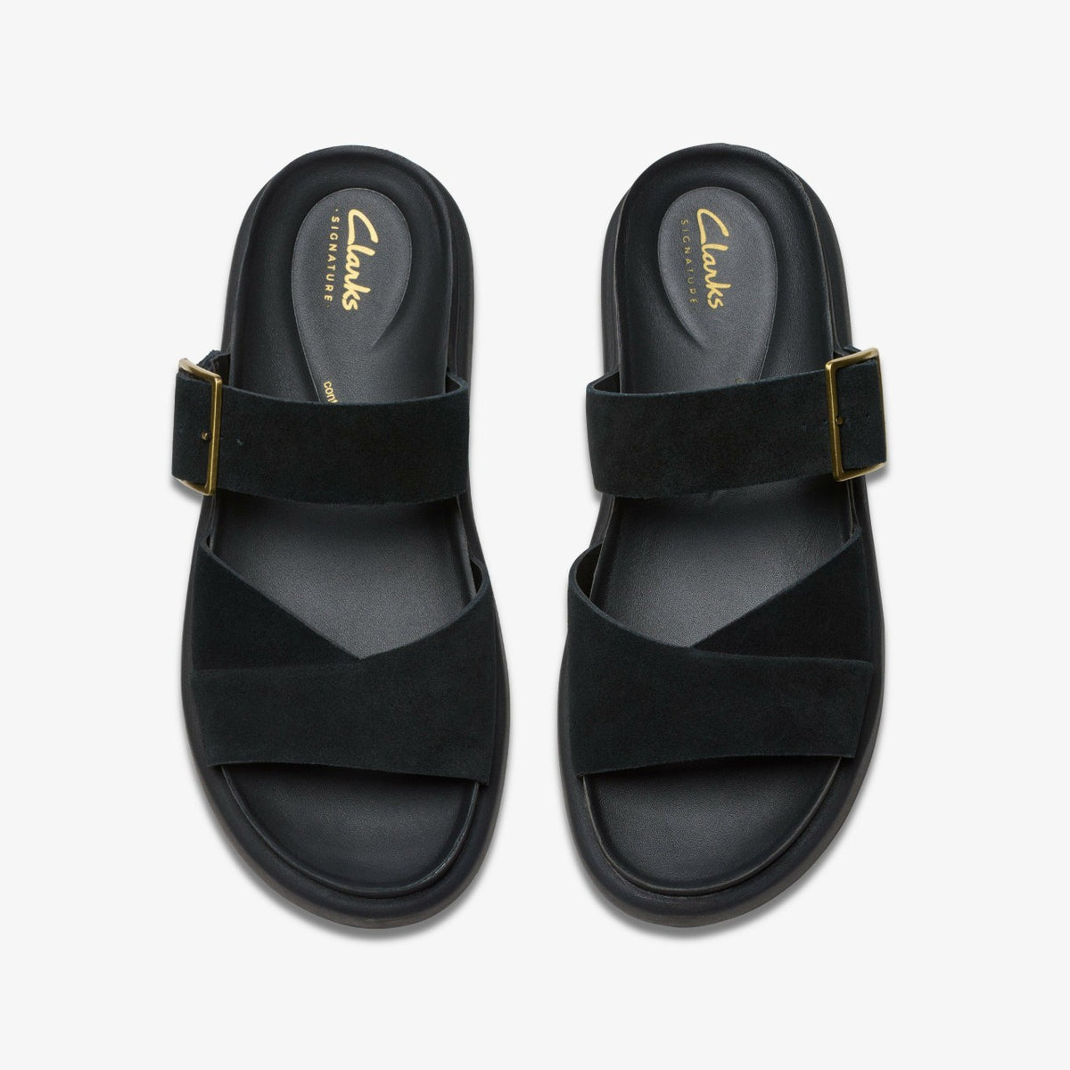 Clarks Quality / Aristella Mule Black Suede