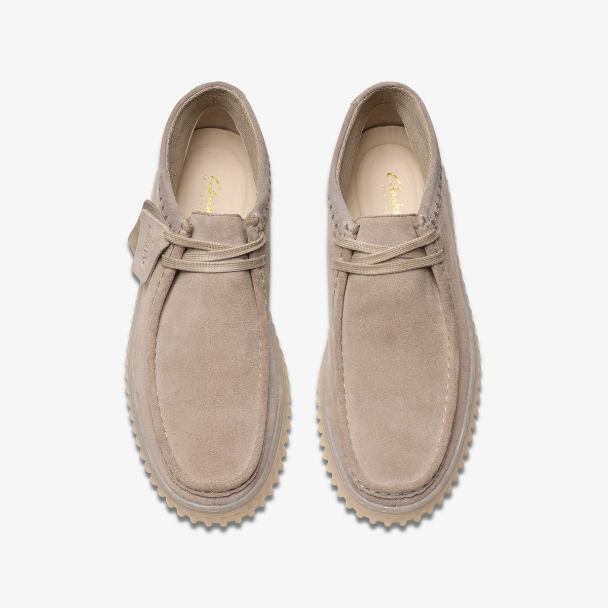 Clarks Sale / Torhill Hi Light Grey Suede