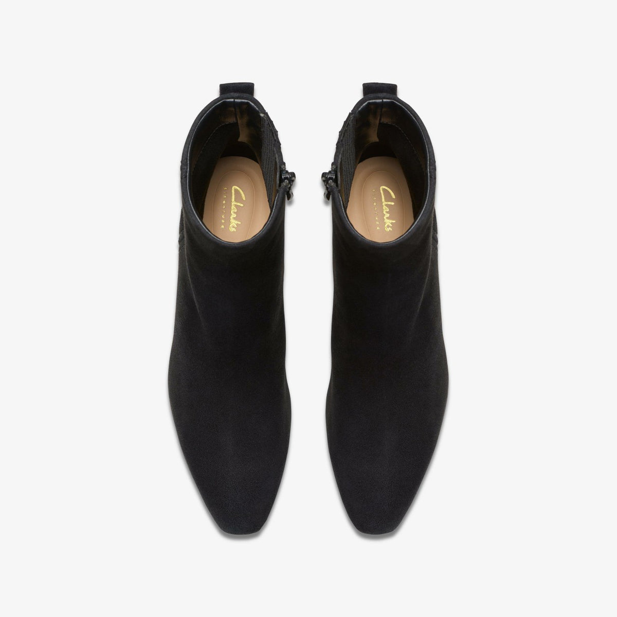 Clarks Latest / Edina Up Black Suede