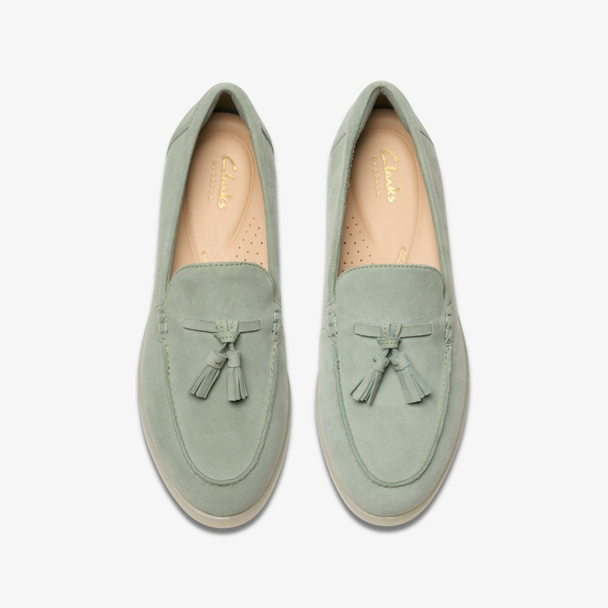 Clarks Customer Favorite / Narini Edge Light Green Suede