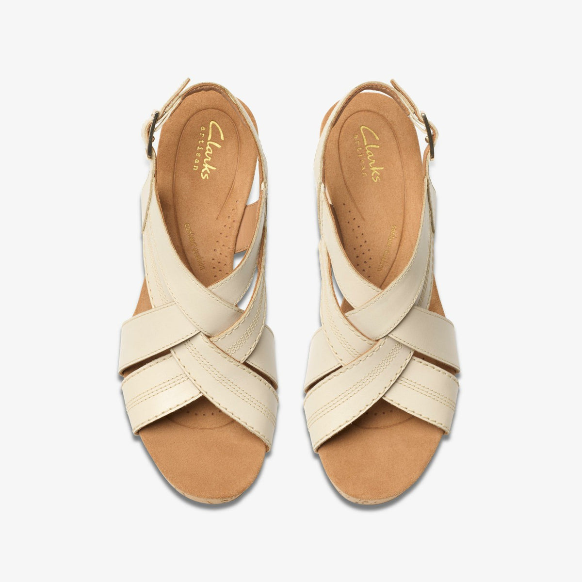Clarks Classic / Sabina Sling Cream Leather