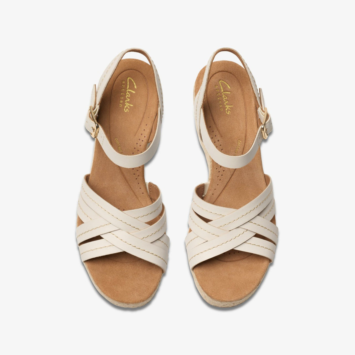 Clarks Signature / Sabina Strap Cream Leather