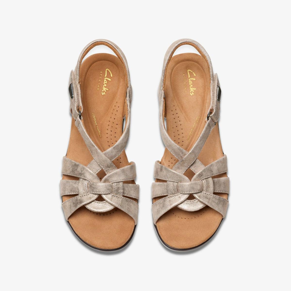 Clarks Classic / Tuleah Cross Metallic Leather