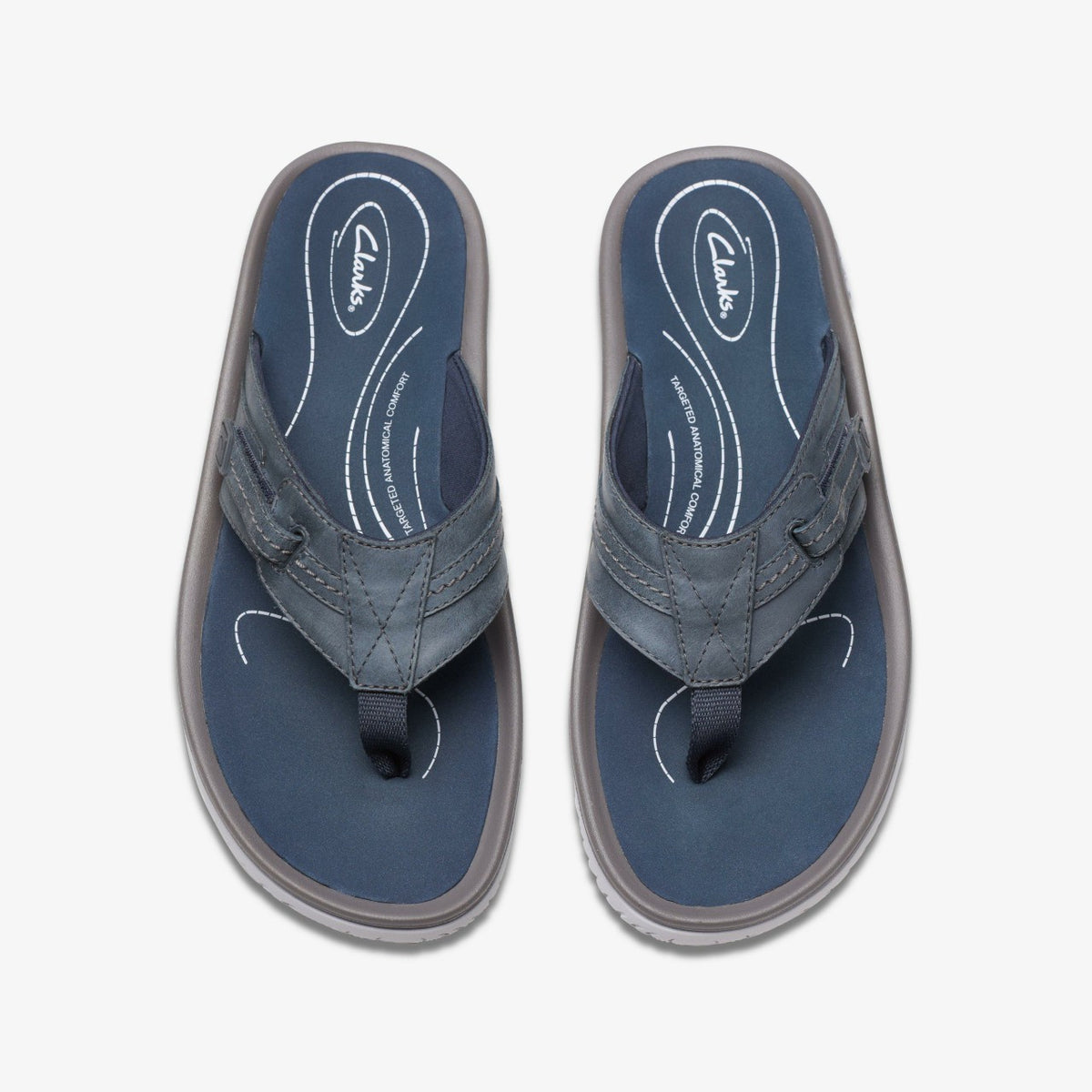 Clarks Top Pick / Wesley Sun Navy Leather