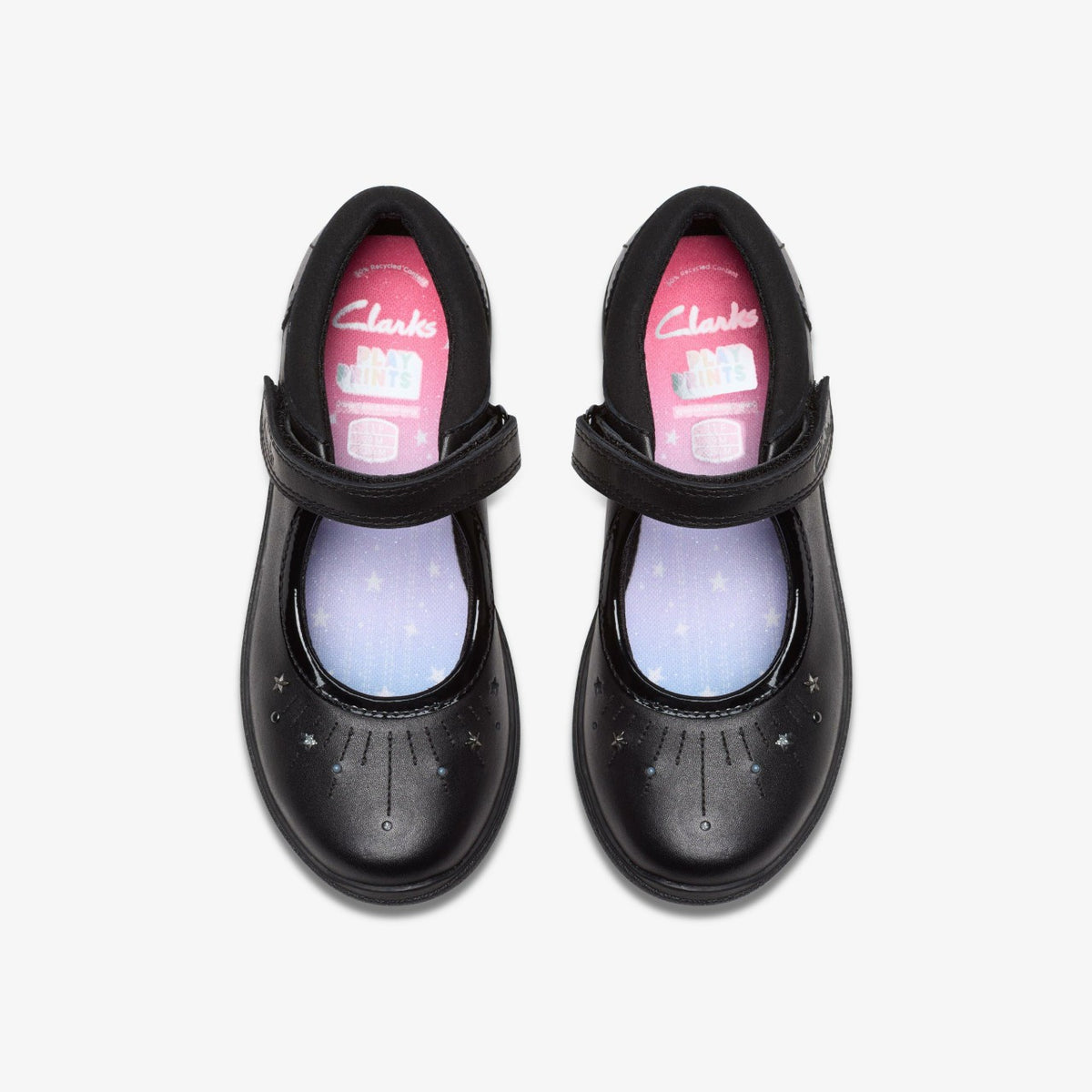 Clarks Customer Favorite / Relda Wish Kid Black Leather