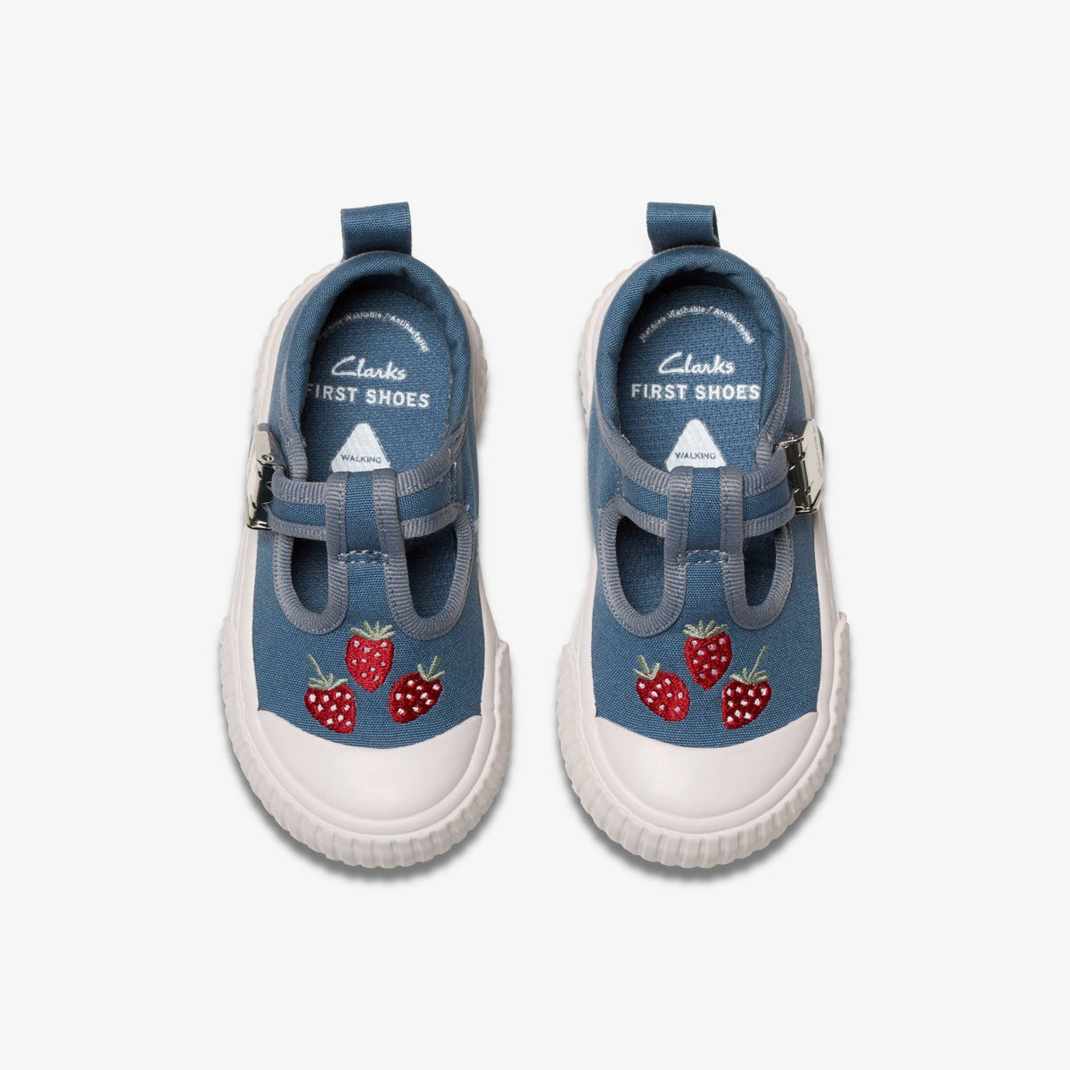 Clarks Latest / Foxing Berry Toddler Blue Canvas