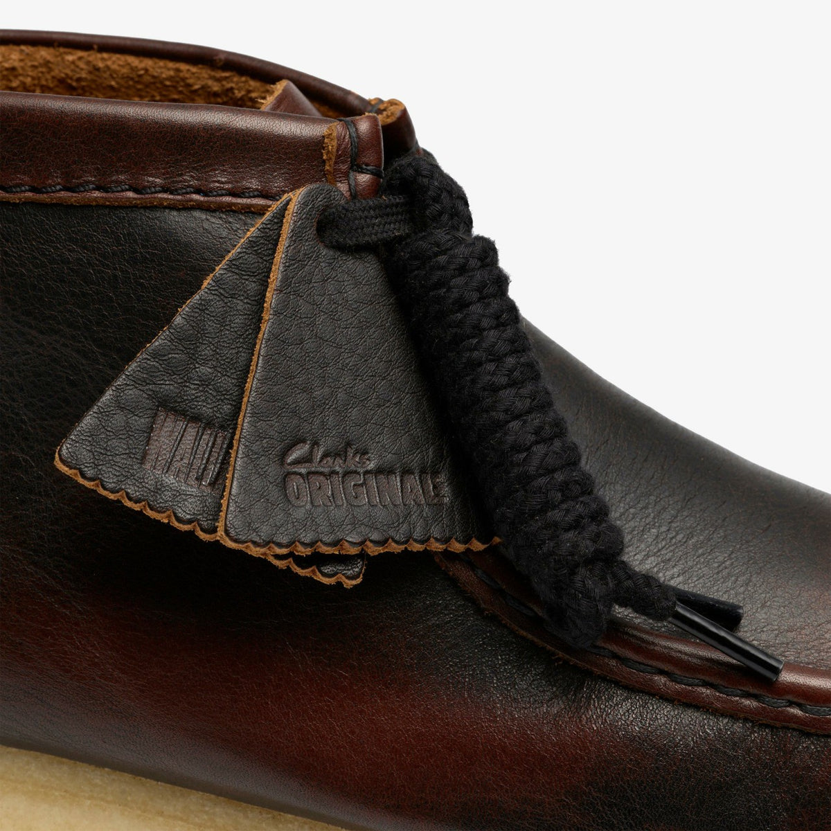 Clarks Essential / Wallabee Boot Dark Tan Combination