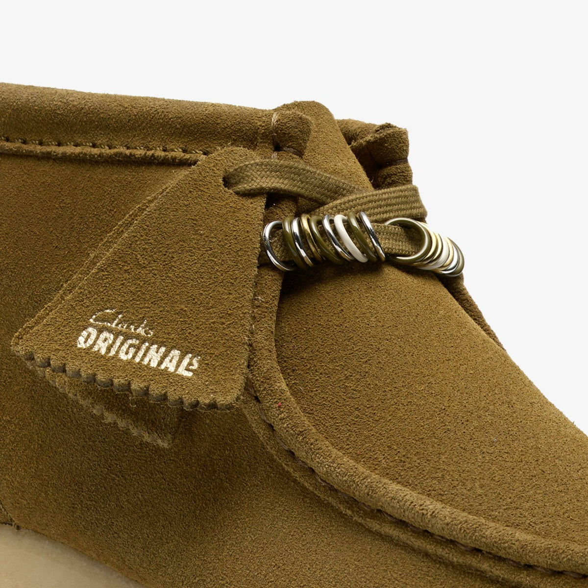 Clarks Latest / Wallabee Boot Green Suede