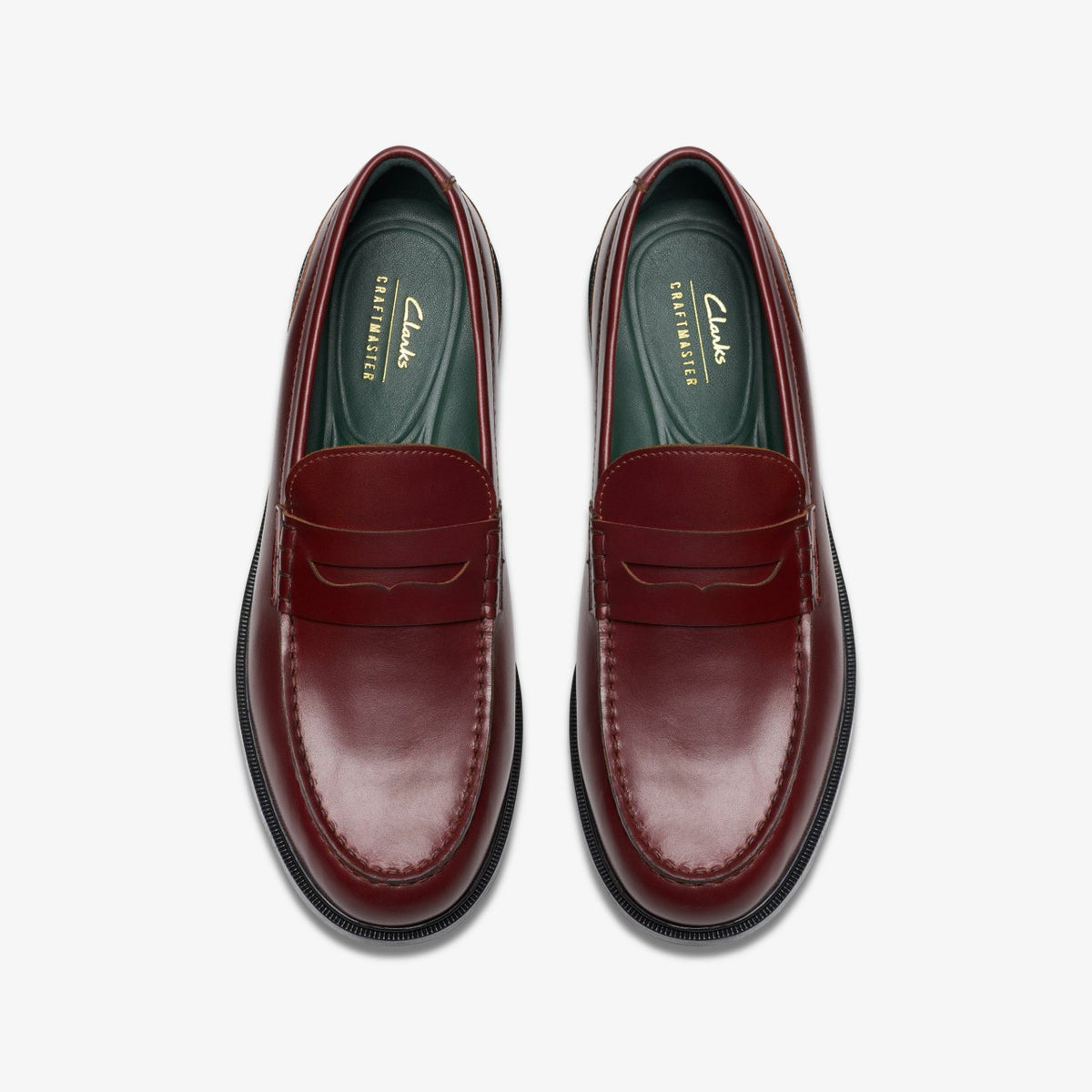 Clarks Hot Sale / Craft James Lo Loafer Wine Leather
