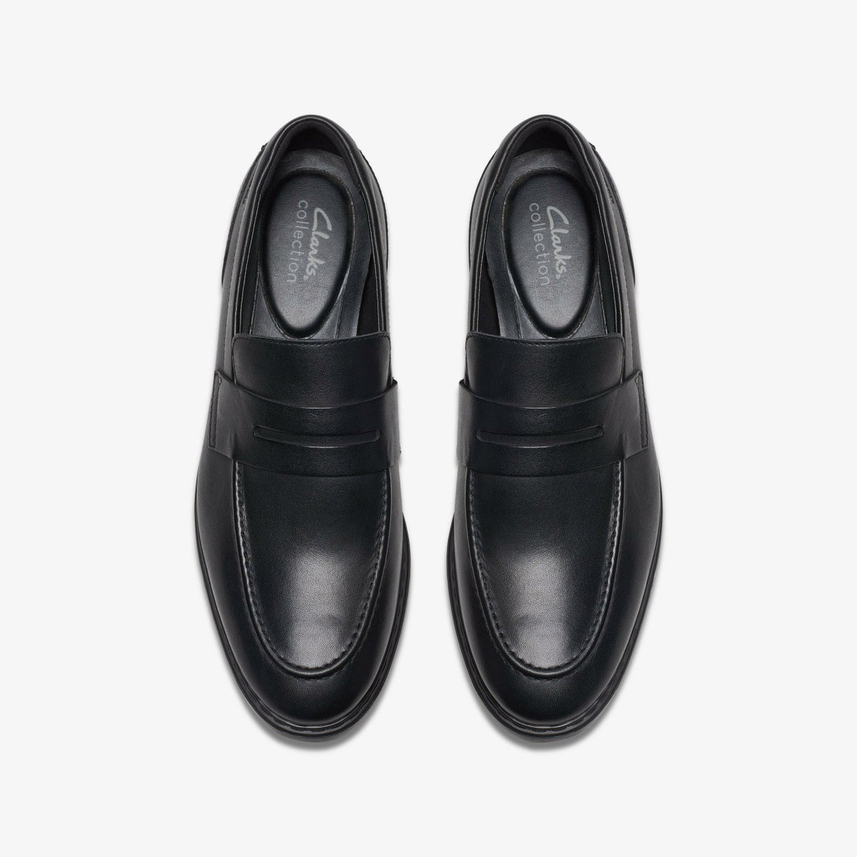 Clarks Top Pick / Banbury Lo Black Leather