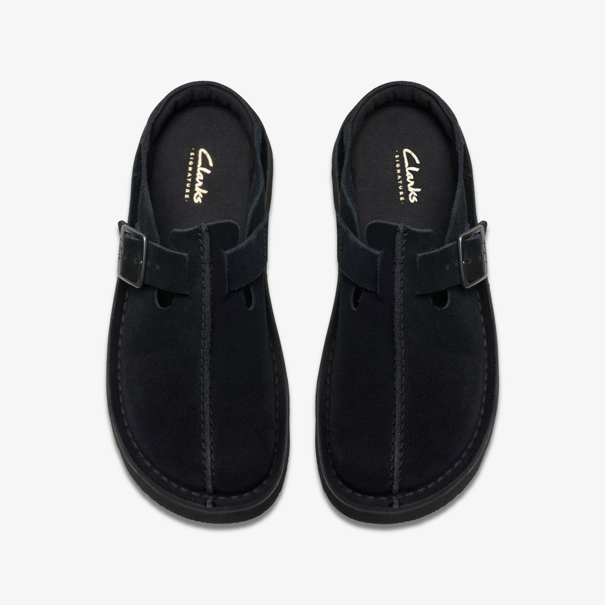 Clarks Essential / Solsbury Mule Black Suede