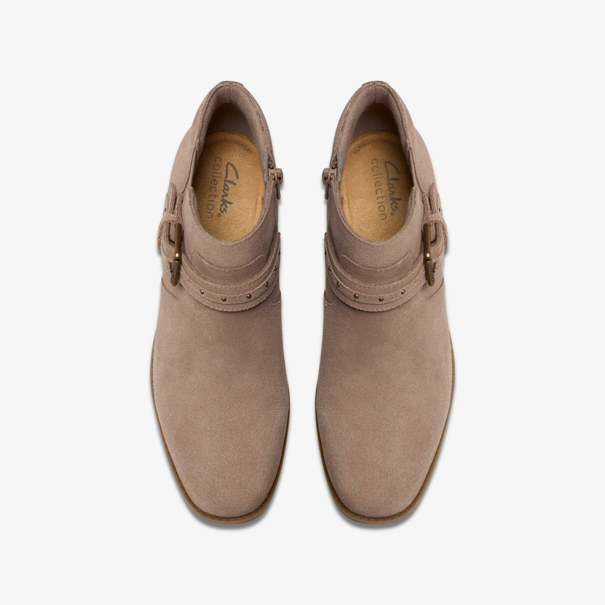 Clarks Classic / Danyelle Wish Light Taupe Suede