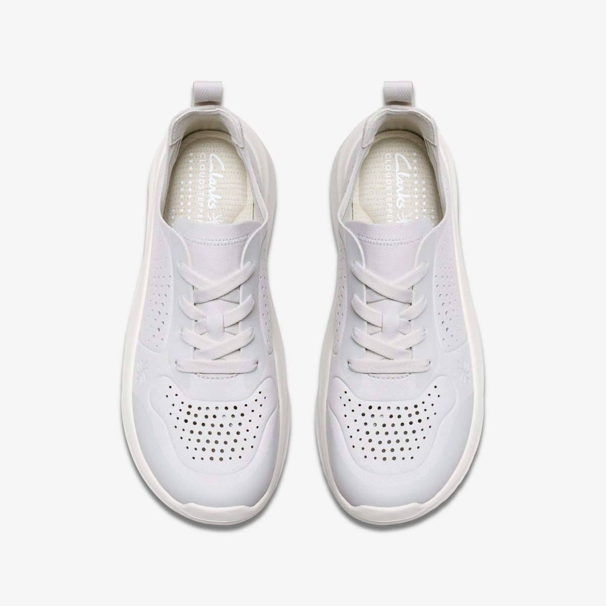 Clarks Popular / Solevana Tie Off White