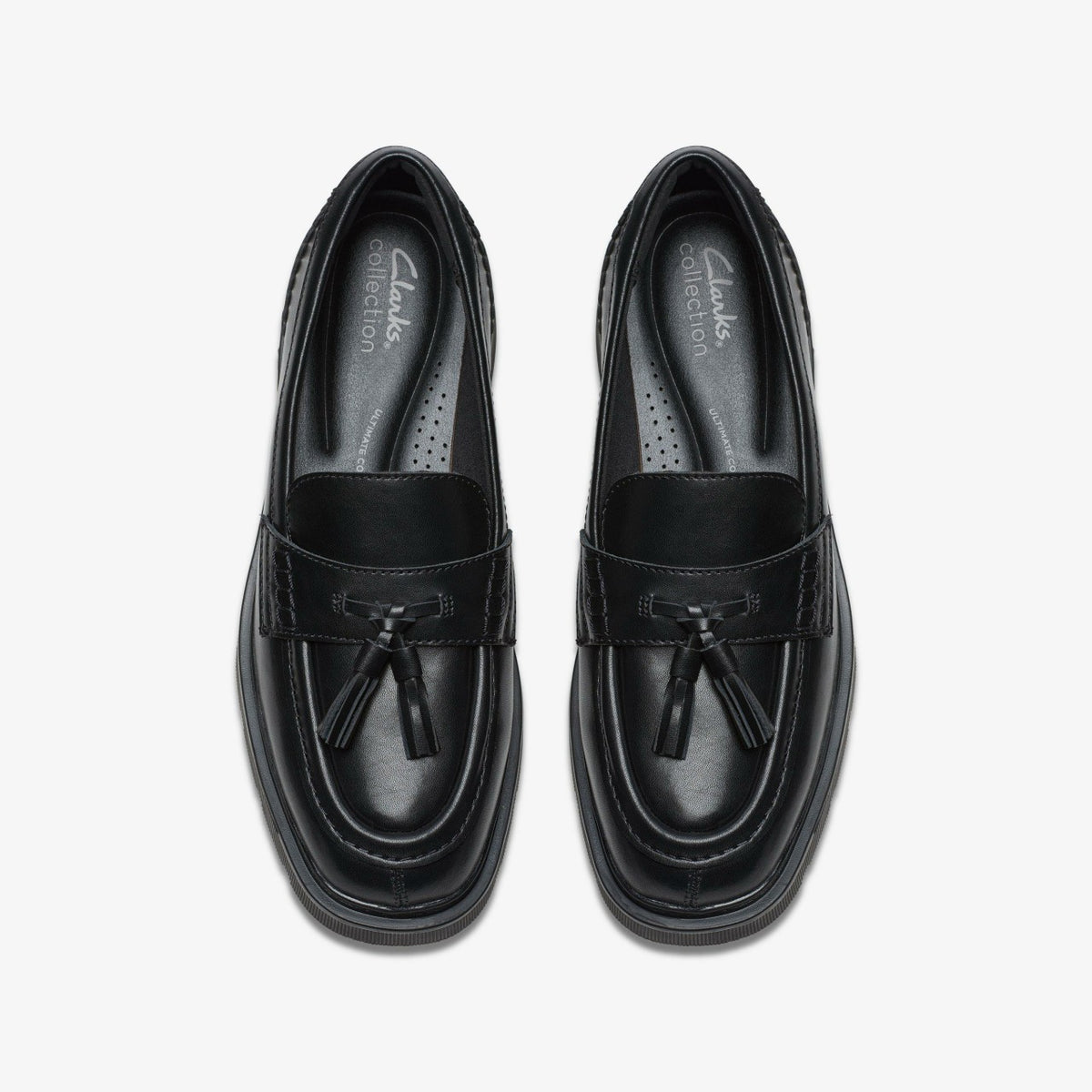 Clarks Discount / Lauryl Tassel Black Leather