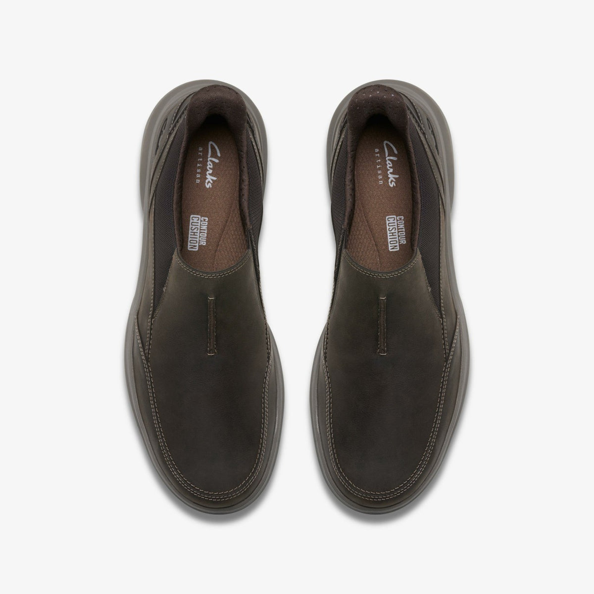 Clarks Value / Mullan Step Dark Brown Leather