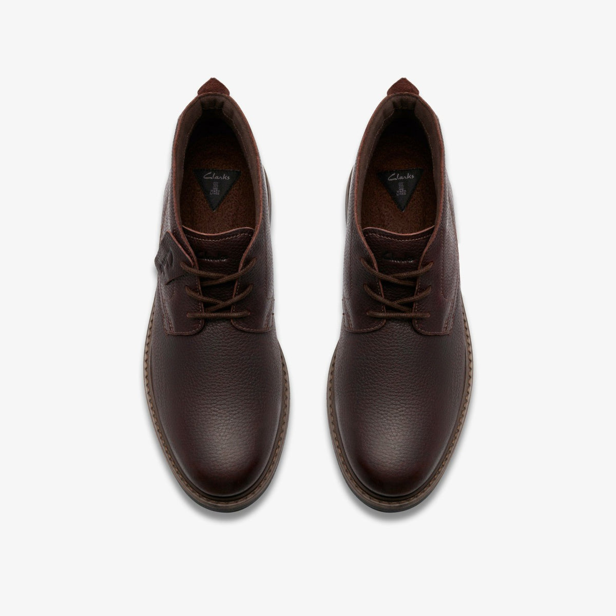 Clarks New / Newford Mid Waterproof Brown Warmlined Leather