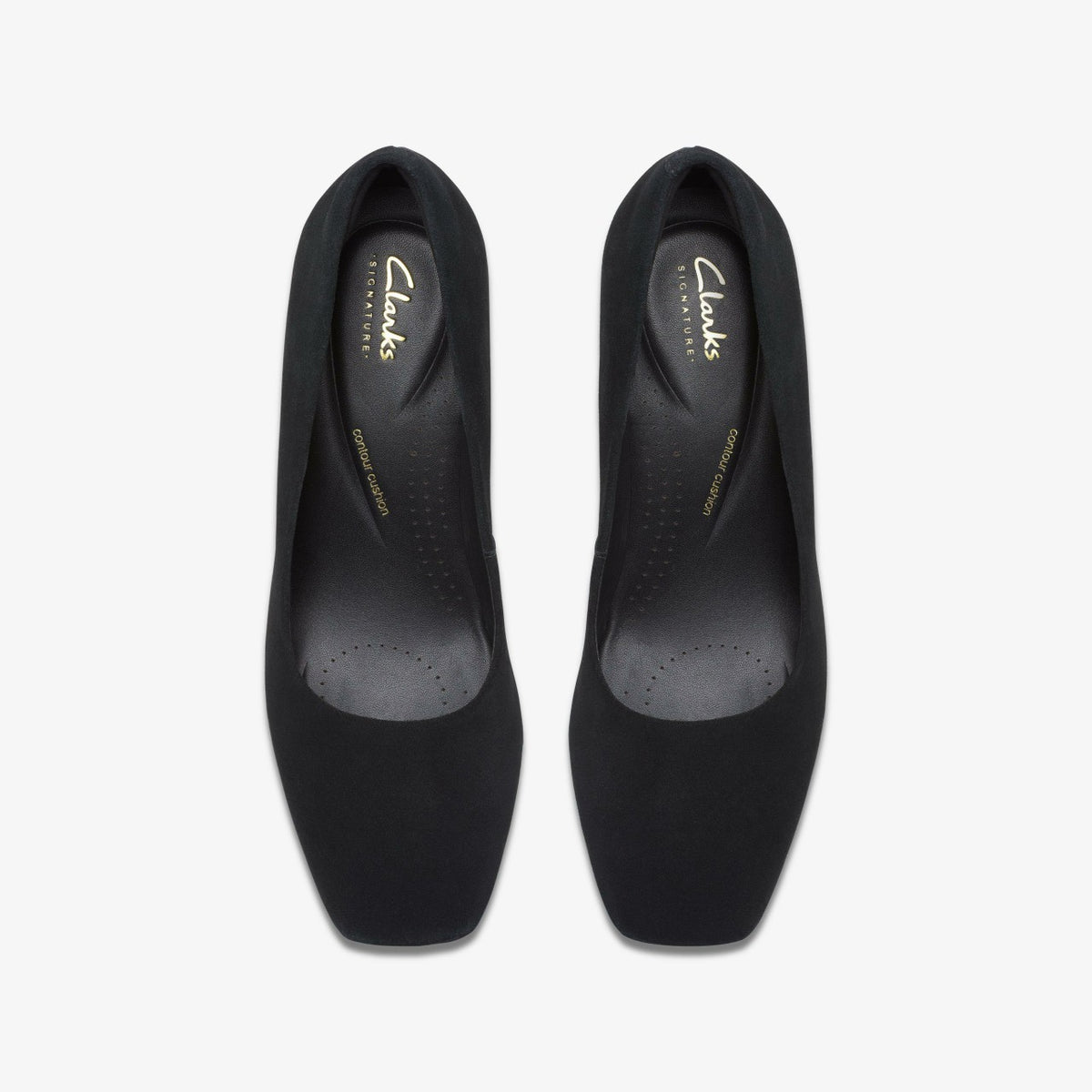 Clarks Discount / Fernie Court Black Suede