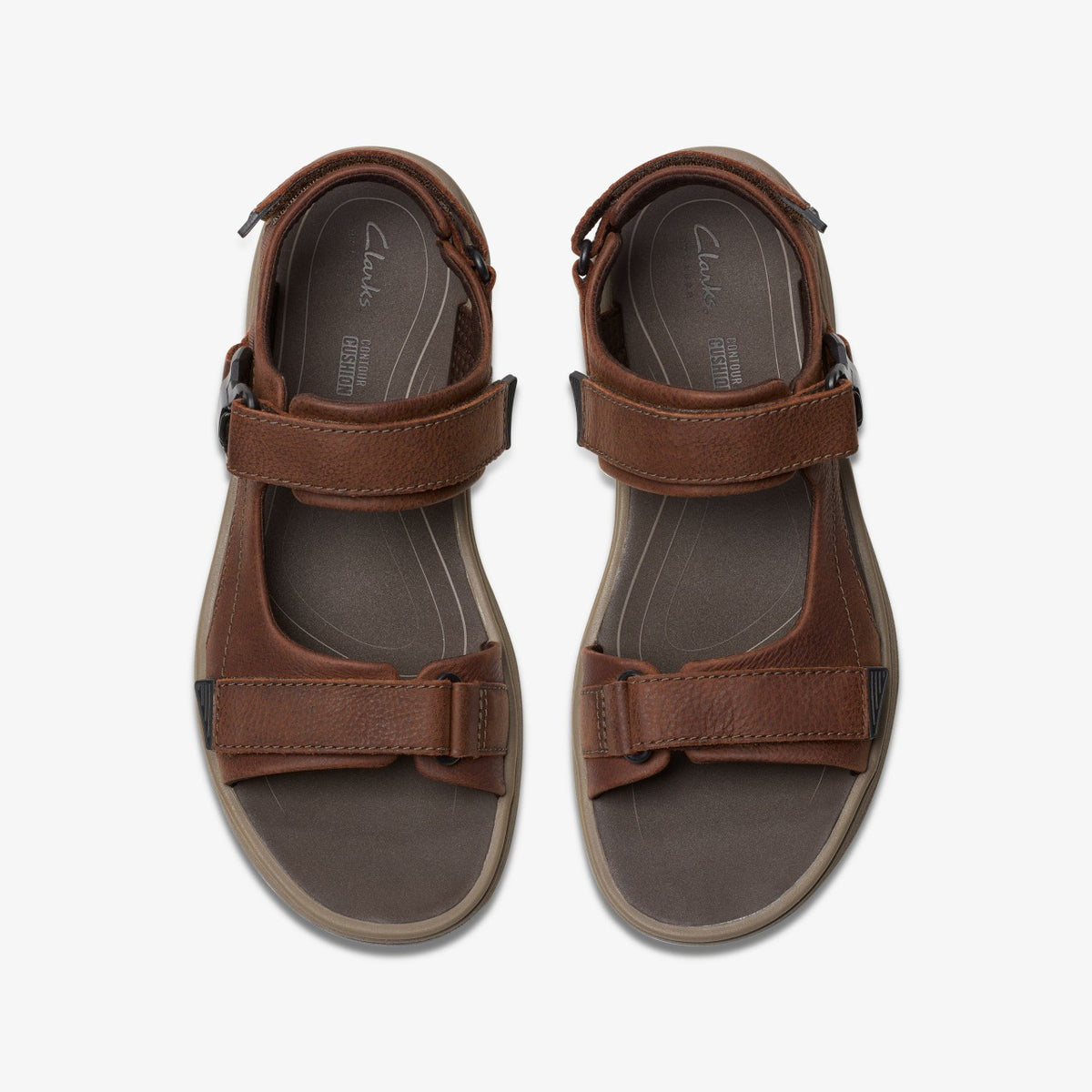 Clarks Best Price / Saltway Edge Dark Brown Leather