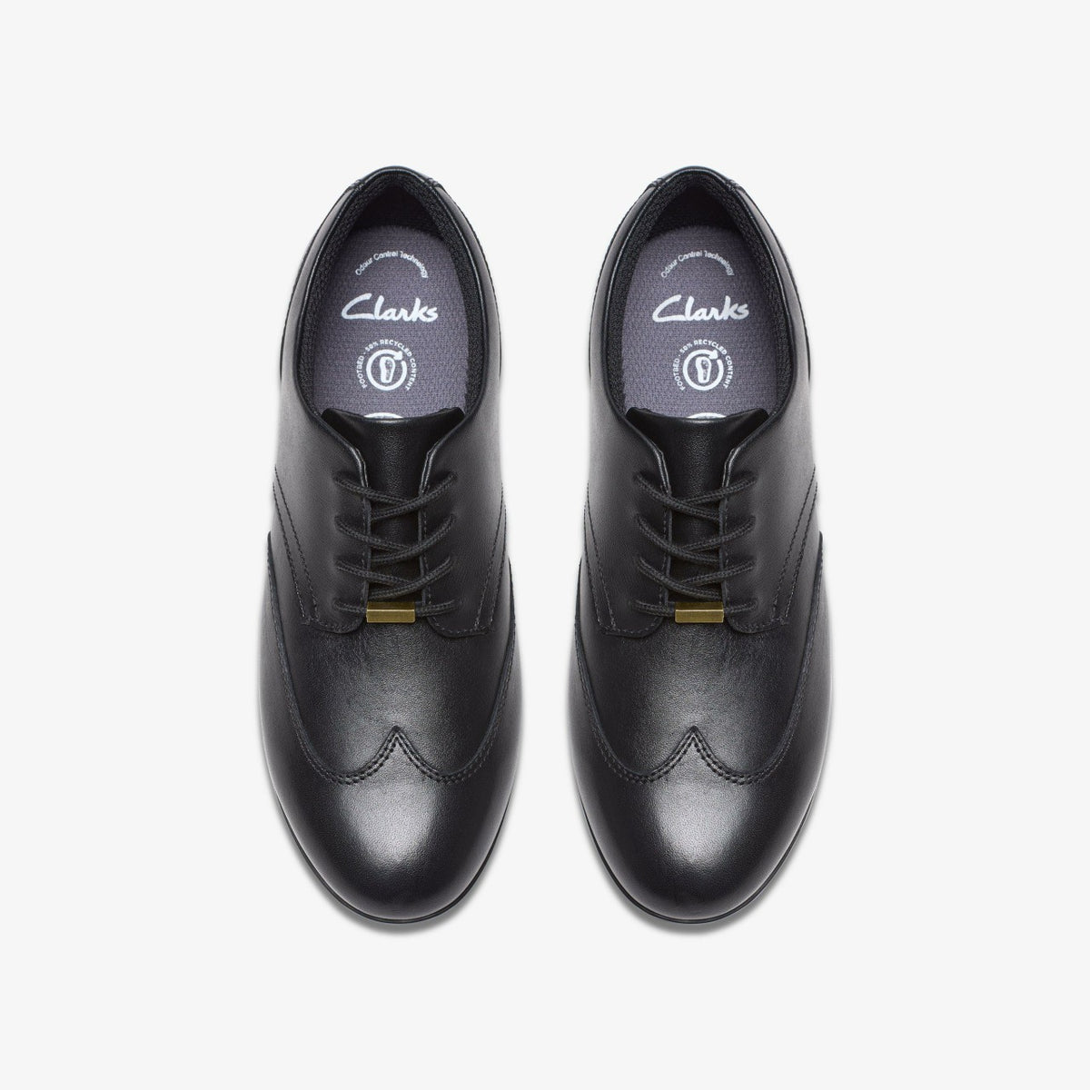 Clarks Value / Finja Wing Youth Black Leather