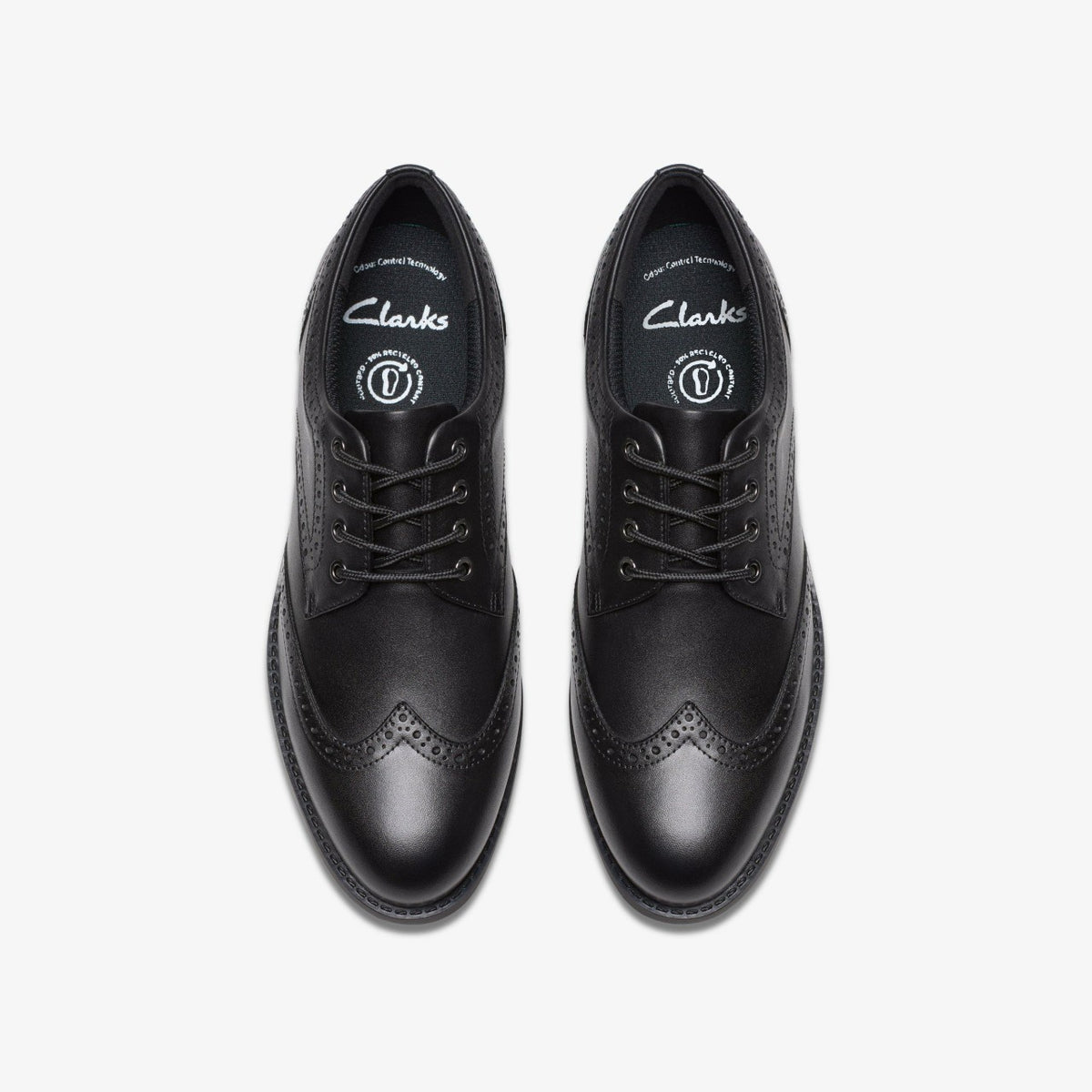 Clarks Best Price / Tapa Pure Youth Black Leather