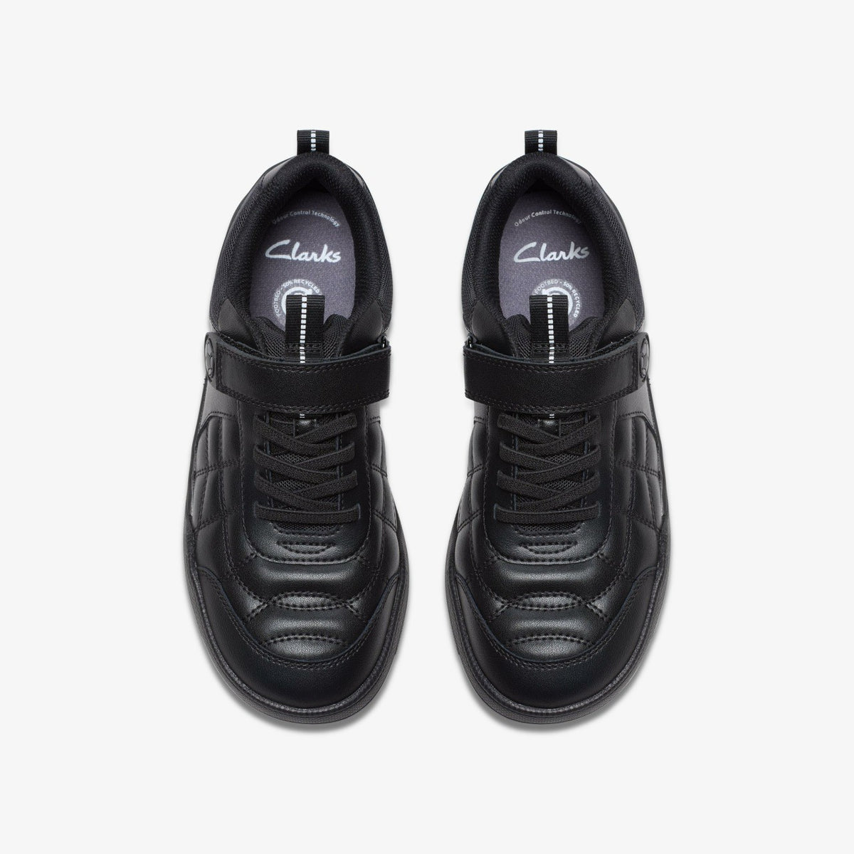 Clarks Value / Laser Cross Youth Black Leather